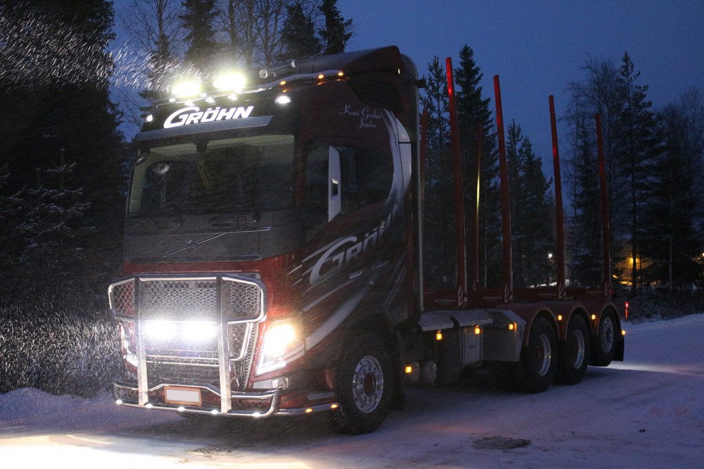 Lazer led belgique lighting vovle truck