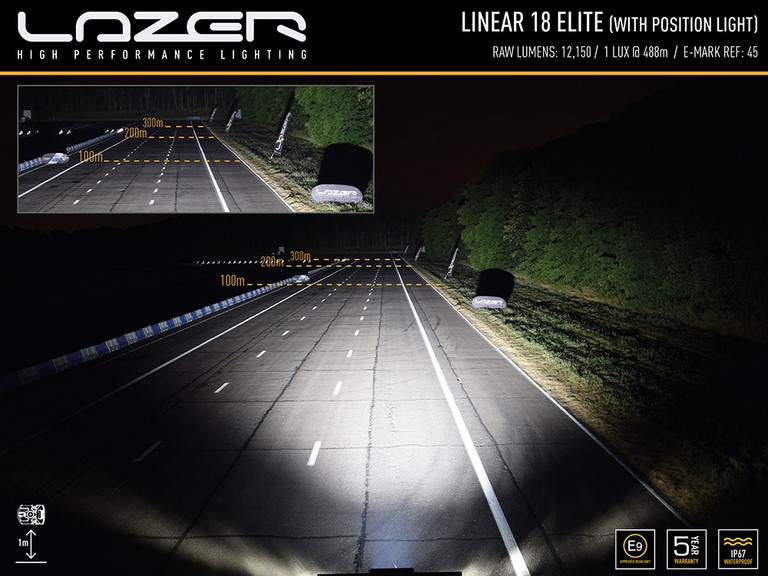0L12-PL-LNR, linear 18 elite, feux de position 4