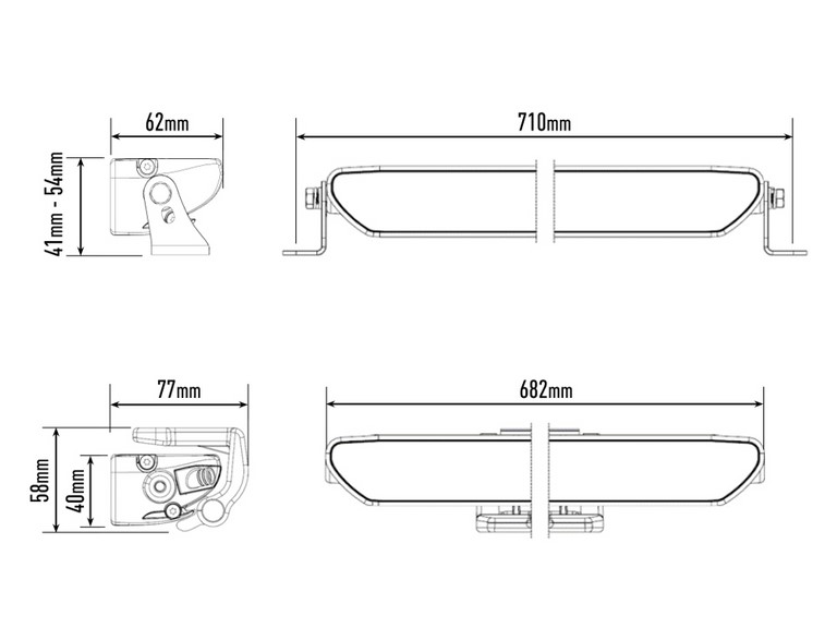 0L24-FL-LNR, Linear 24 flood, linear de travail, faisceau large, belgique, lazerlamps, lazerlights, 6