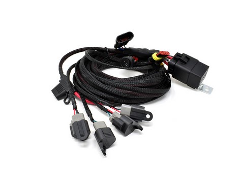0064-4WBP, 8234-12V-SW, kit câblage 4 lampes, carbon series, lazer 1