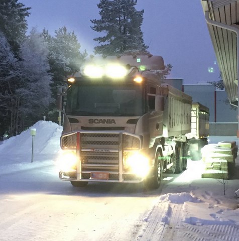 Lazer led belgique lighting scania truck