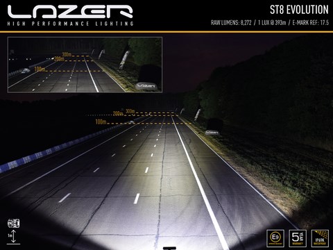 Lazer ST8 EVO faisceau large 0008-EVO 